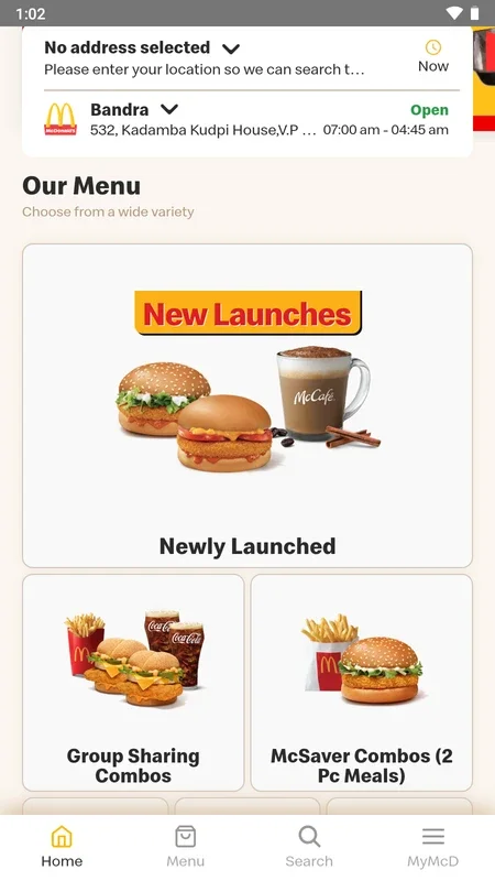 McDonald’s India Food Delivery for Android - Order with Ease