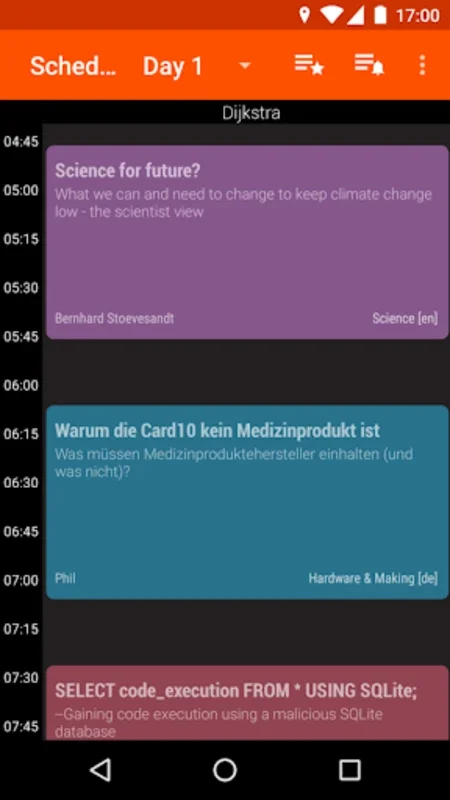 36C3 Schedule for Android - Organize Your 37C3 Experience