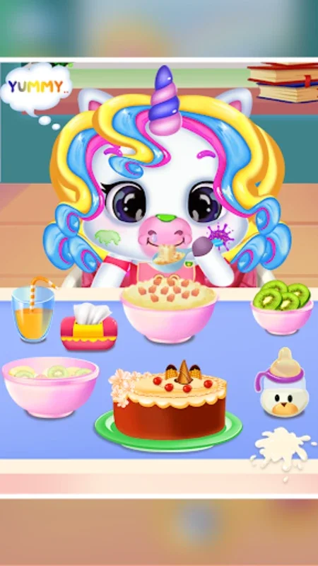 Newborn unicorn care game for Android - Download the APK from AppHuts