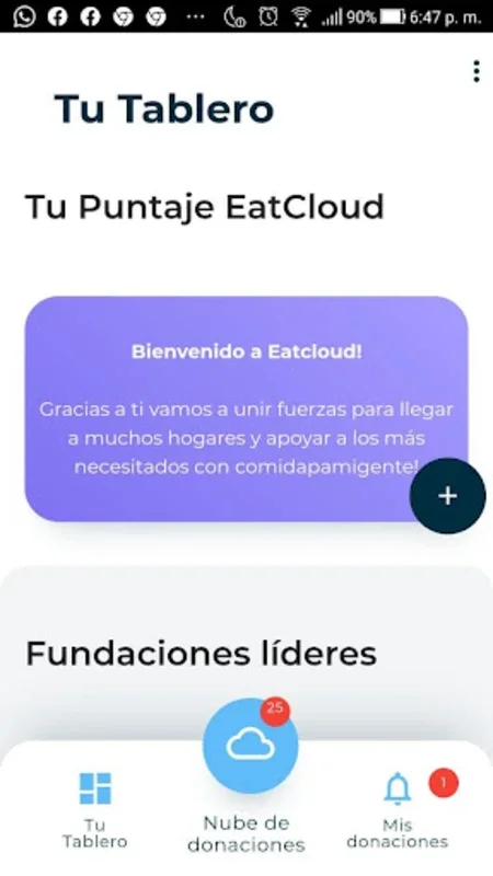 EatCloud Beneficiarios for Android - Manage Food Donations Easily