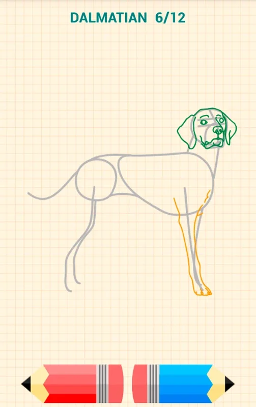 Draw Dogs for Android - Learn Dog Drawing Easily