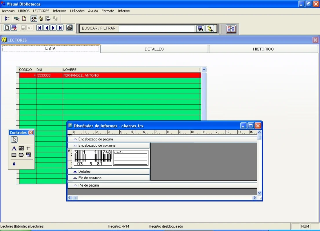 Visual Bibliotecas for Windows - Streamlined Library Management