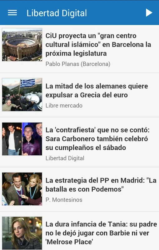 Libertad Digital for Android - Unparalleled Online Magazine Experience