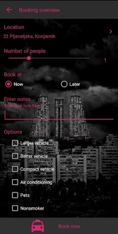 Pink Taxi Beograd for Android - Efficient Taxi Service