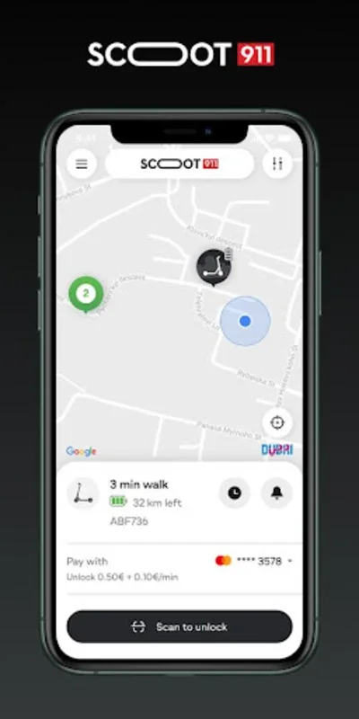SCOOT911 for Android: Eco-Friendly Urban Mobility