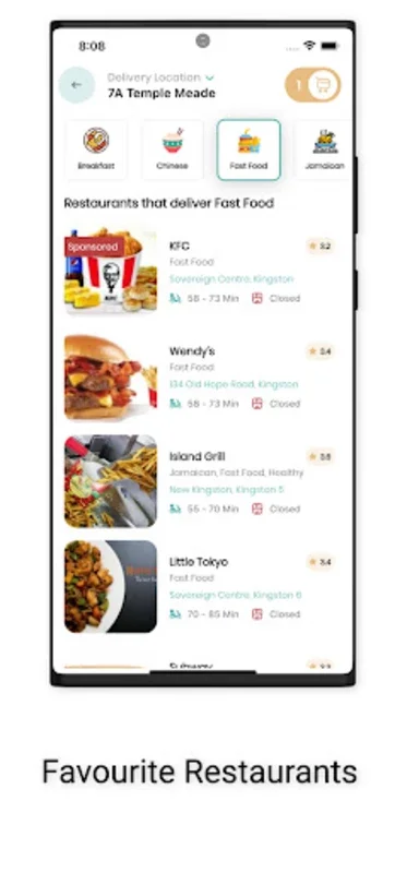 7Krave Food & Grocery Delivery for Android - No Downloading Needed