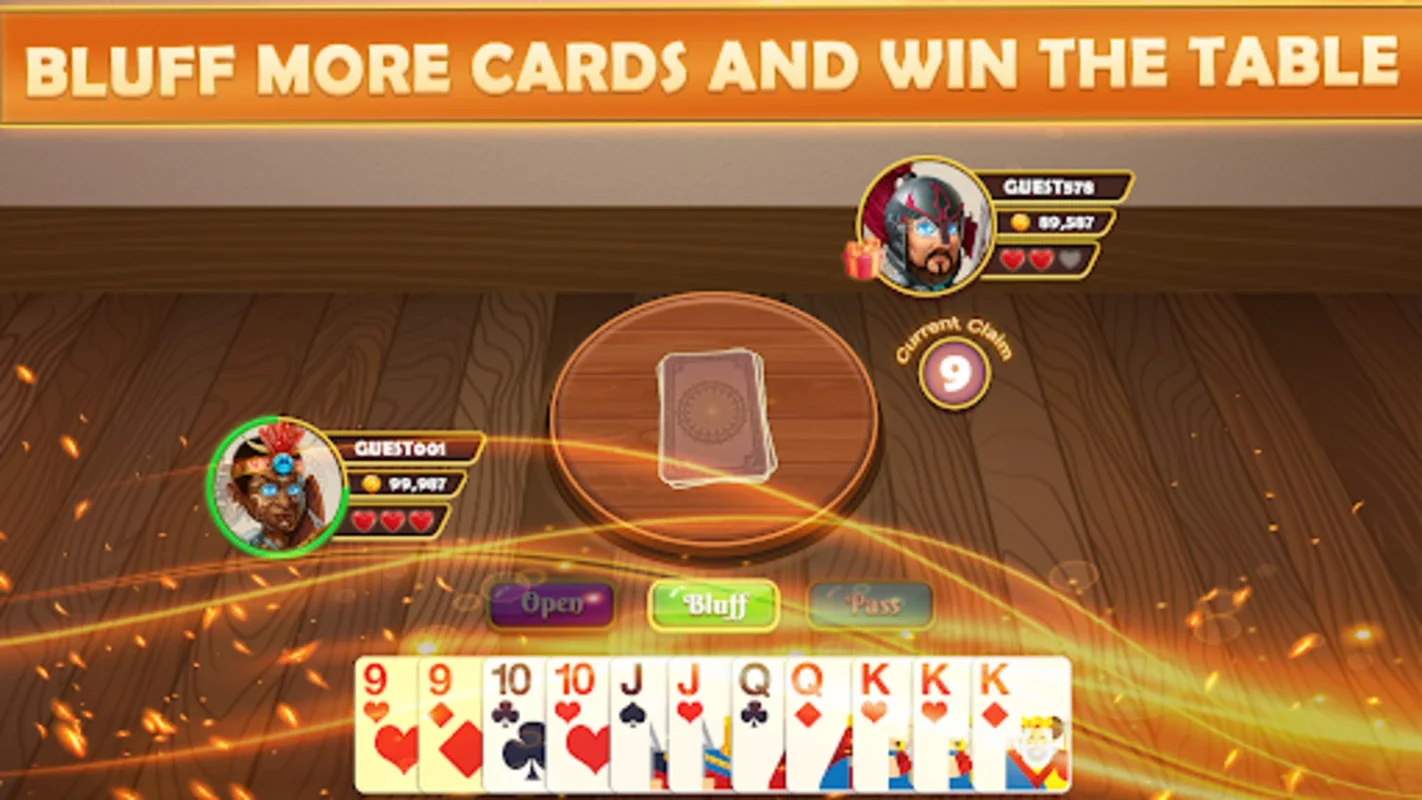 Bluff Multiplayer for Android - An Engaging Card Game