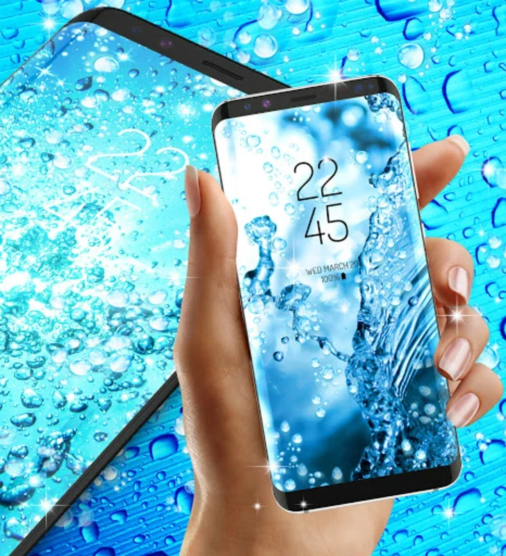 Water drops live wallpaper for Android - Transform Your Screen