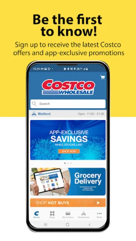 Costco Wholesale UK for Android - Streamlined Shopping & Membership