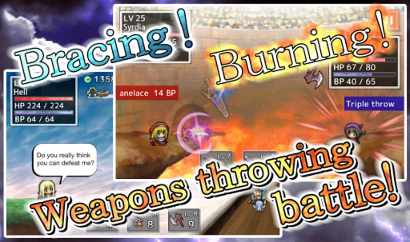 Weapons Throwing RPG for Android - Strategic Sky Battles