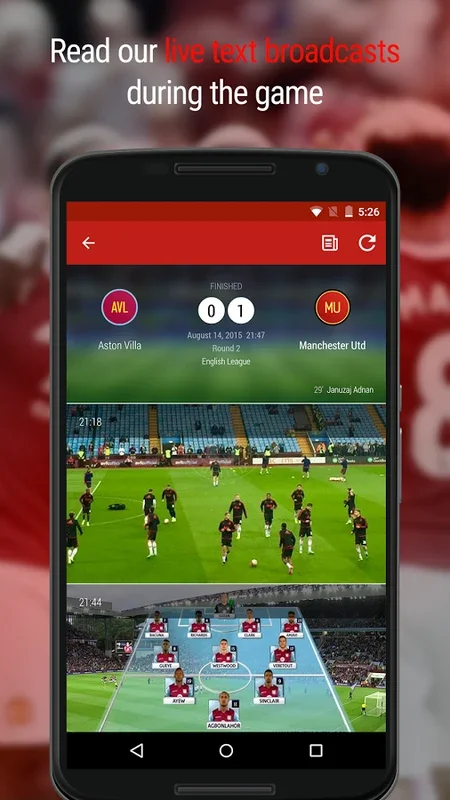 Manchester Live — United fans for Android - Stay Connected with Your Team