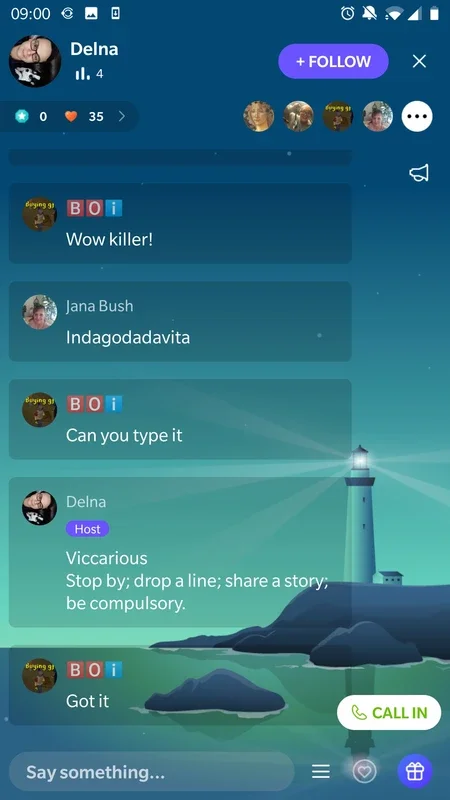 Cuddle for Android - A Live-Streaming Audio Social Network