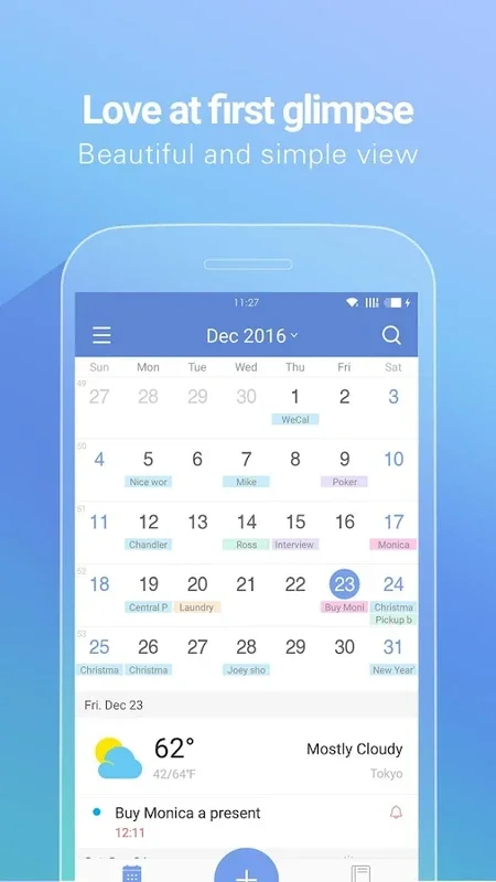 WeCal for Android - Manage Your Schedule Seamlessly