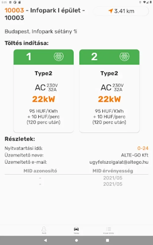 Alte-GO for Android - Optimize EV Charging