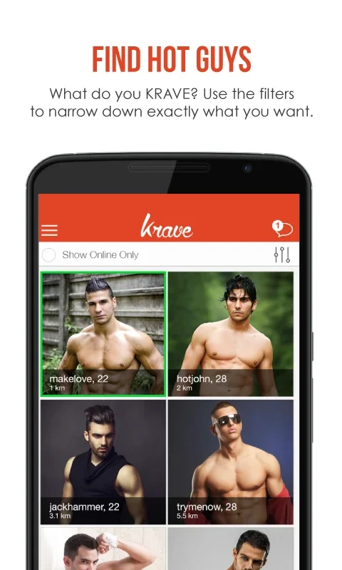 Krave for Android: Unleashing Unique Experiences