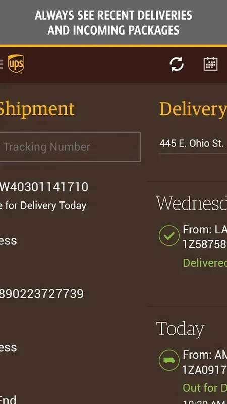 UPS Mobile for Android - Manage Deliveries on the Go