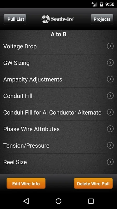 SIMpull 600V Calculator for Android - Streamline Electrical Tasks