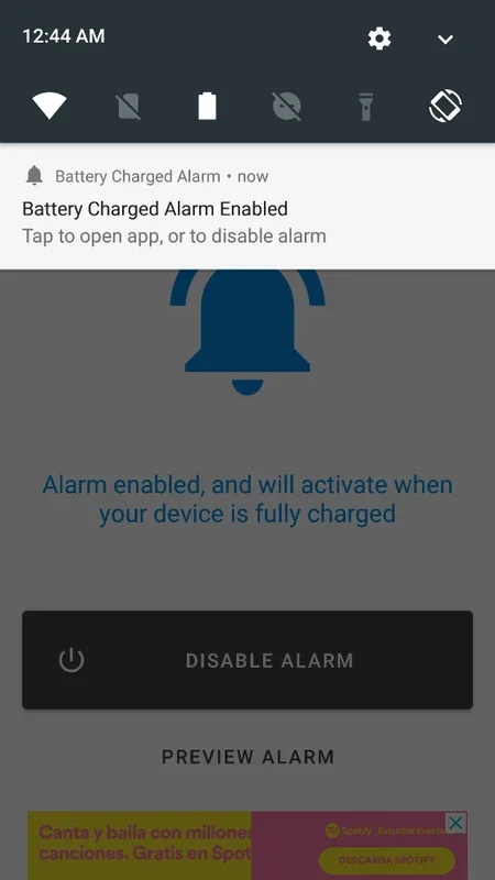 Battery Charged Alarm for Android - Keep Track of Your Battery