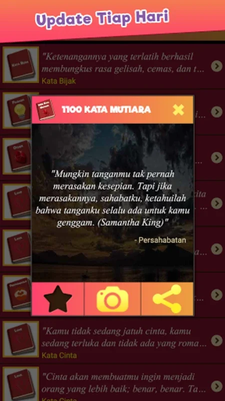 1100 Kata Mutiara for Android: Inspiring Quotes Galore