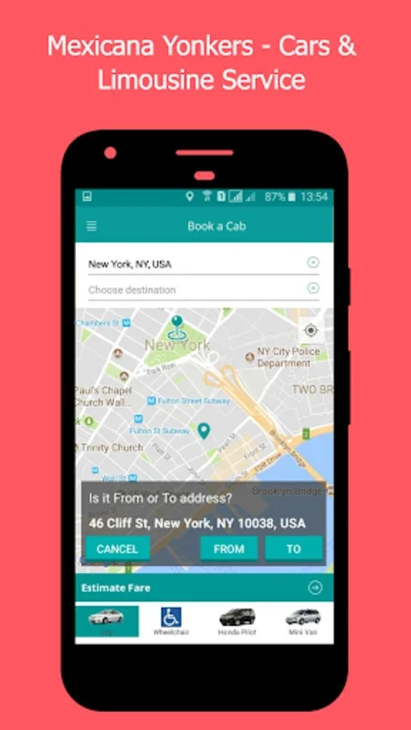 Mexicana Yonkers for Android: Efficient Ride Scheduling and Real - Time Tracking