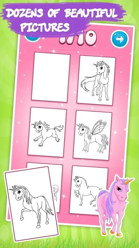 Unicorns Coloring Book for Android - Unleash Creativity