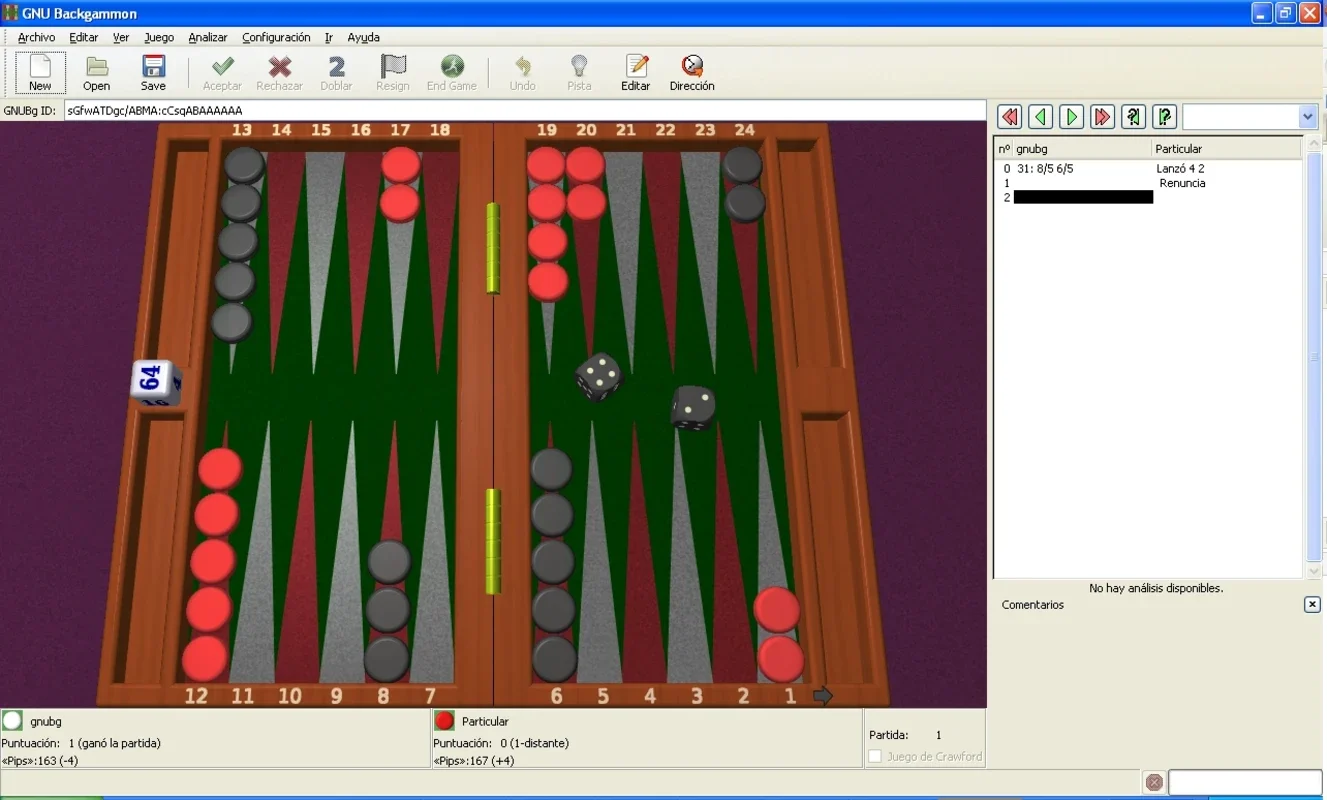 GNU Backgammon for Windows: Learn and Play