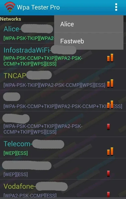 Wpa Tester Pro for Android - Generate Default Wi-Fi Passwords