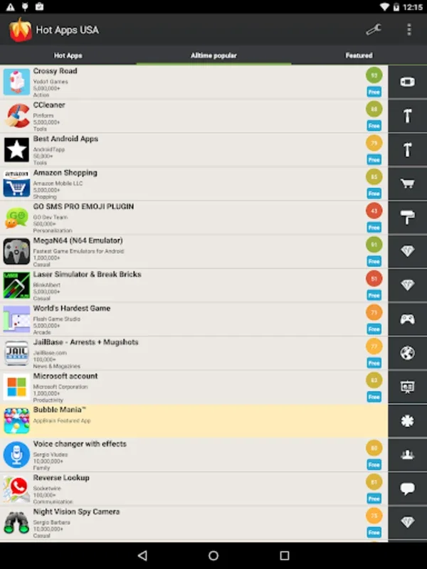 Hot Apps USA for Android: Discover New Apps and Games