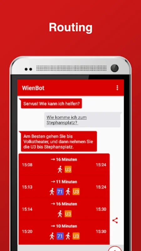 WienBot for Android - Your Digital Vienna Guide