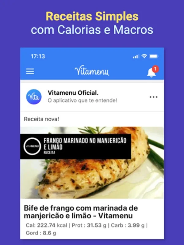 Vitamenu Reeducação Alimentar for Android - Manage Weight with Ease