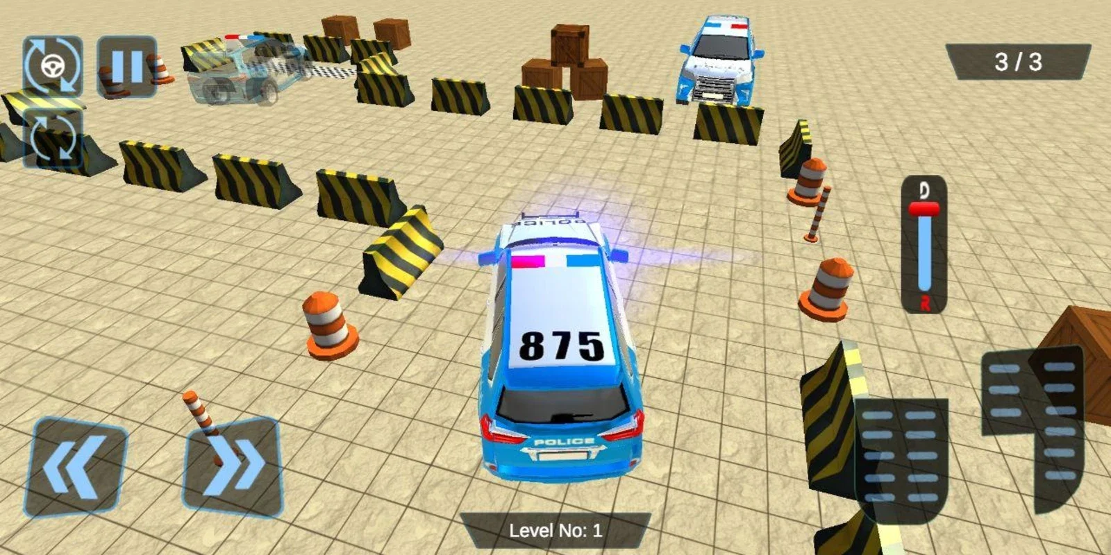 Police Spooky Jeep Stunt Parking 3D 2 for Android: Police Vehicle Missions