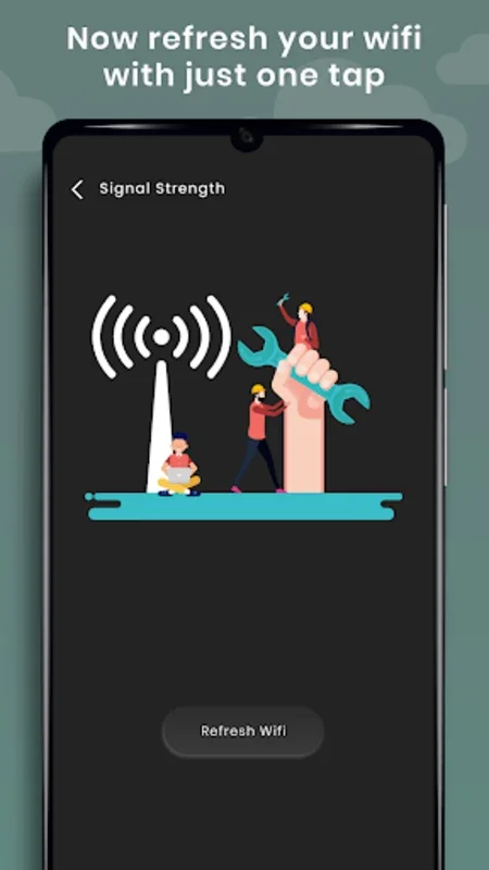 Wifi Refresh & Signal Strength for Android - Secure and Optimize Your WiFi