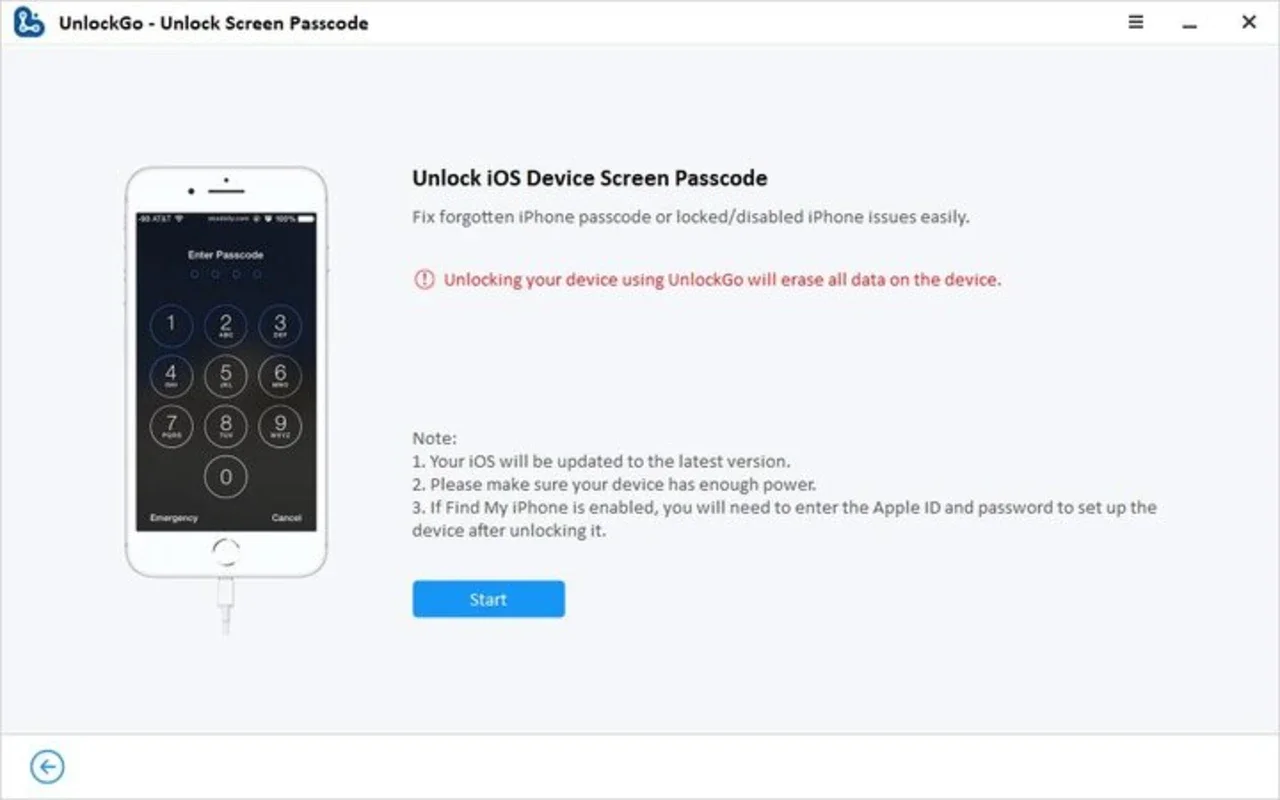 UnlockGo for Windows: Unlock Your iPhone/iPad Easily