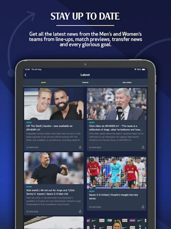 Official Spurs + Stadium App for Android - Stay Connected with Spurs