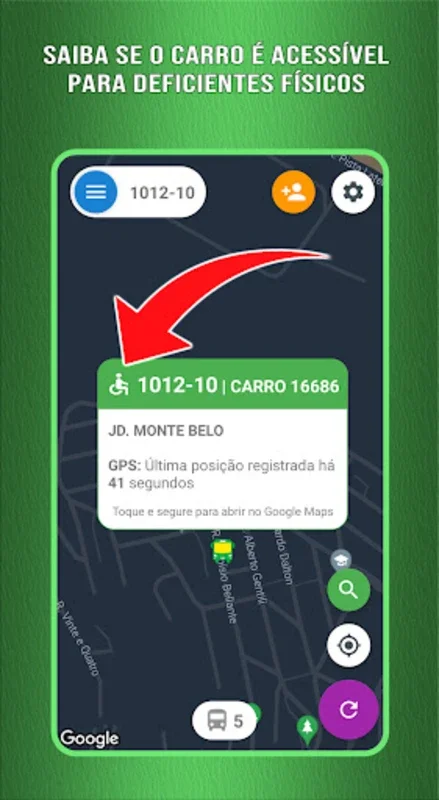 Localizador de Ônibus SP for Android - Real-Time Bus Info