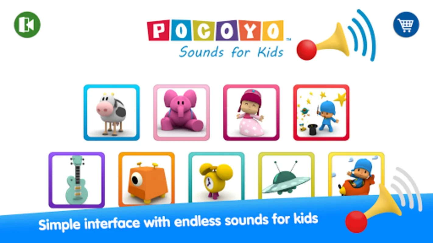 Pocoyo Sounds Of Animals for Android - Educational Fun for Kids