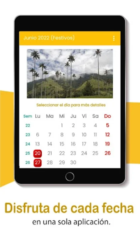 Calendario de Colombia 2023 for Android - Track Dates Easily