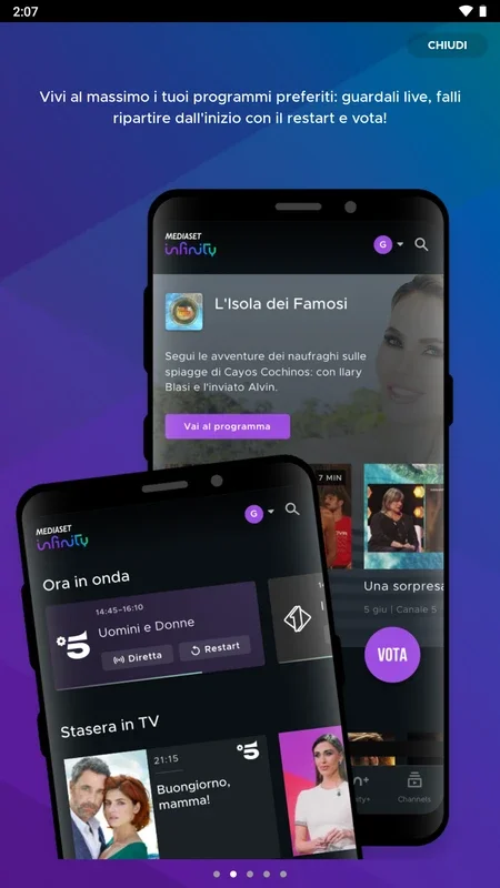 Mediaset Infinity on Android: Rich Italian Content