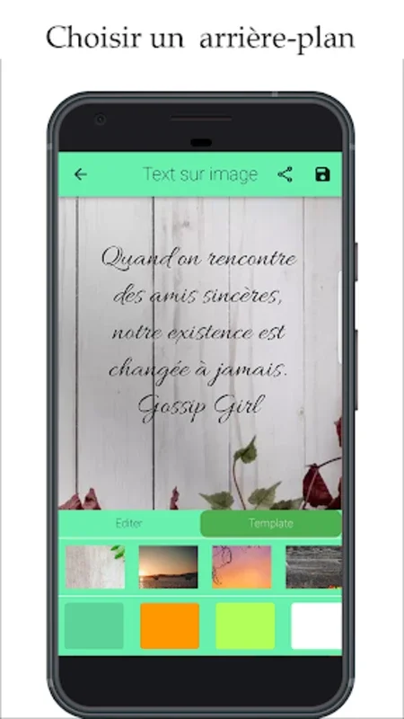 Texte sur photo : citations for Android - Inspire with Quotes