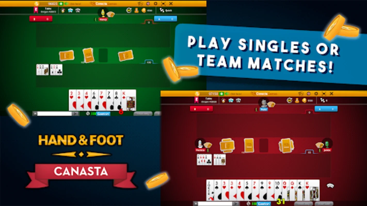 Hand and Foot Canasta for Android - Engaging Multiplayer Fun