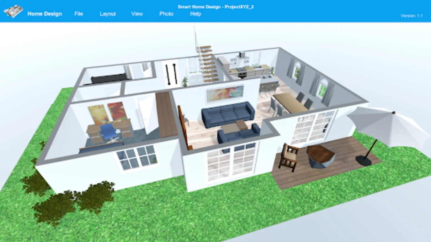 Smart Home Design | Floor Plan for Android: Advanced 3D Floor Plans