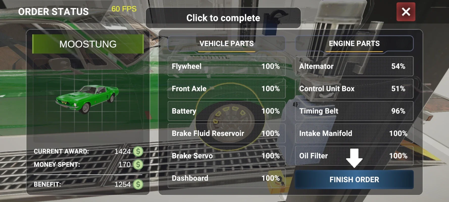 CPM Garage for Android - Fix and Customize Cars