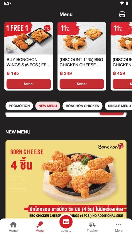 Bonchon Thailand for Android - Order Delicious Food Anytime