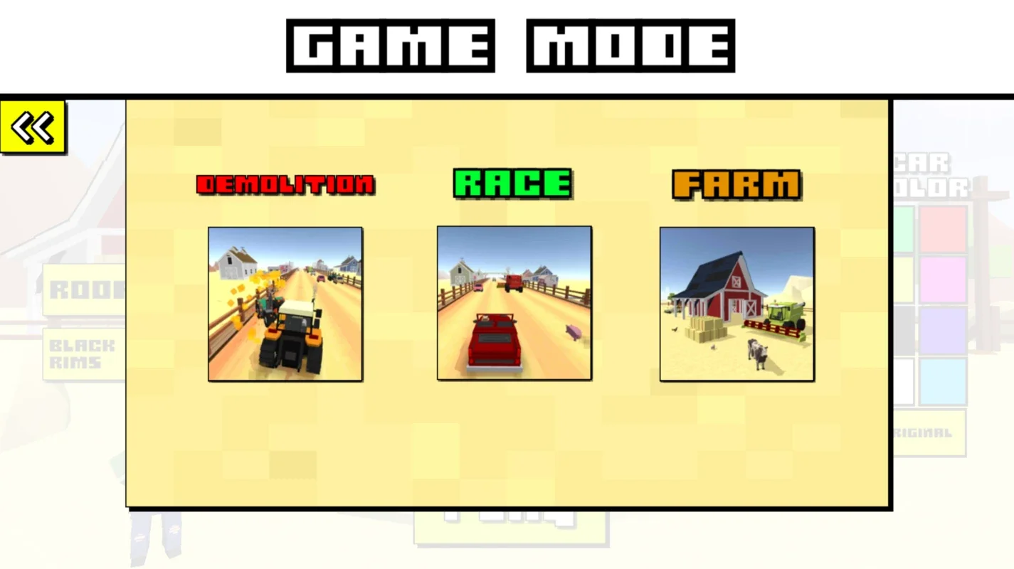 Blocky Farm Racing for Android: Farm & Race Fun