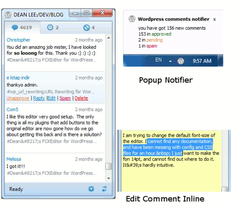 Wordpress Comment Notifier for Windows: Efficient Blog Comment Management