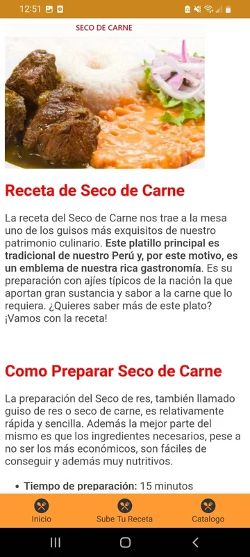 Recetas de Comida Saludable for Android: Delicious and Nutritious Recipes