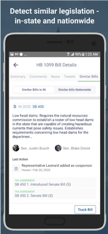 FastDemocracy - Bill Tracker for Android: Empowering Legislative Monitoring