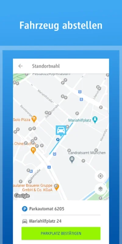 HandyParken München for Android - Manage Parking Easily