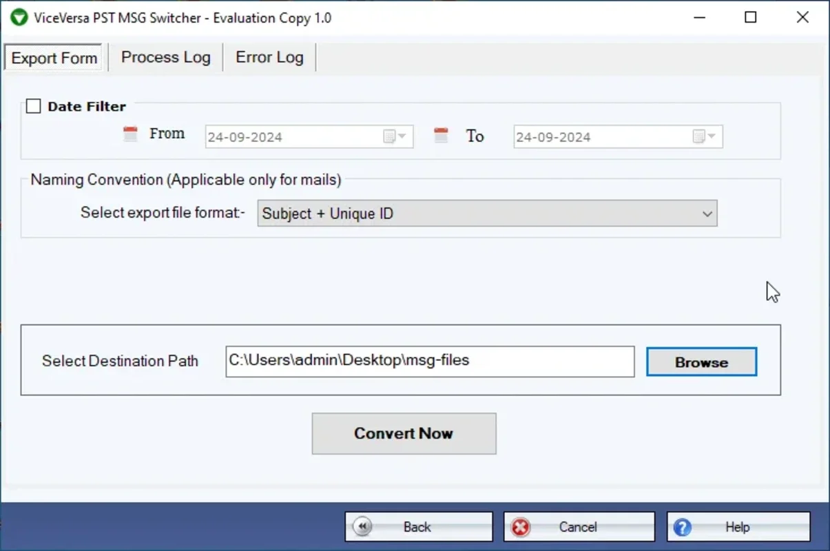 ViceVersa PST MSG Switcher Software for Windows: Simplify File Conversion