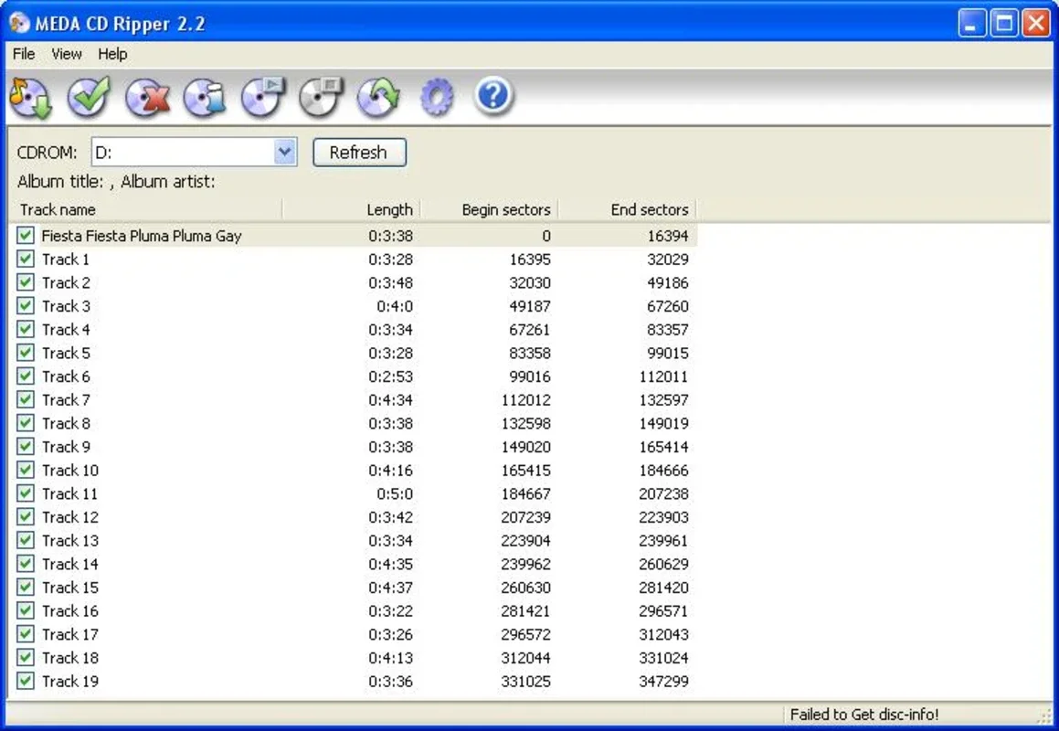 MEDA CD Ripper for Windows - Efficient CD Ripping